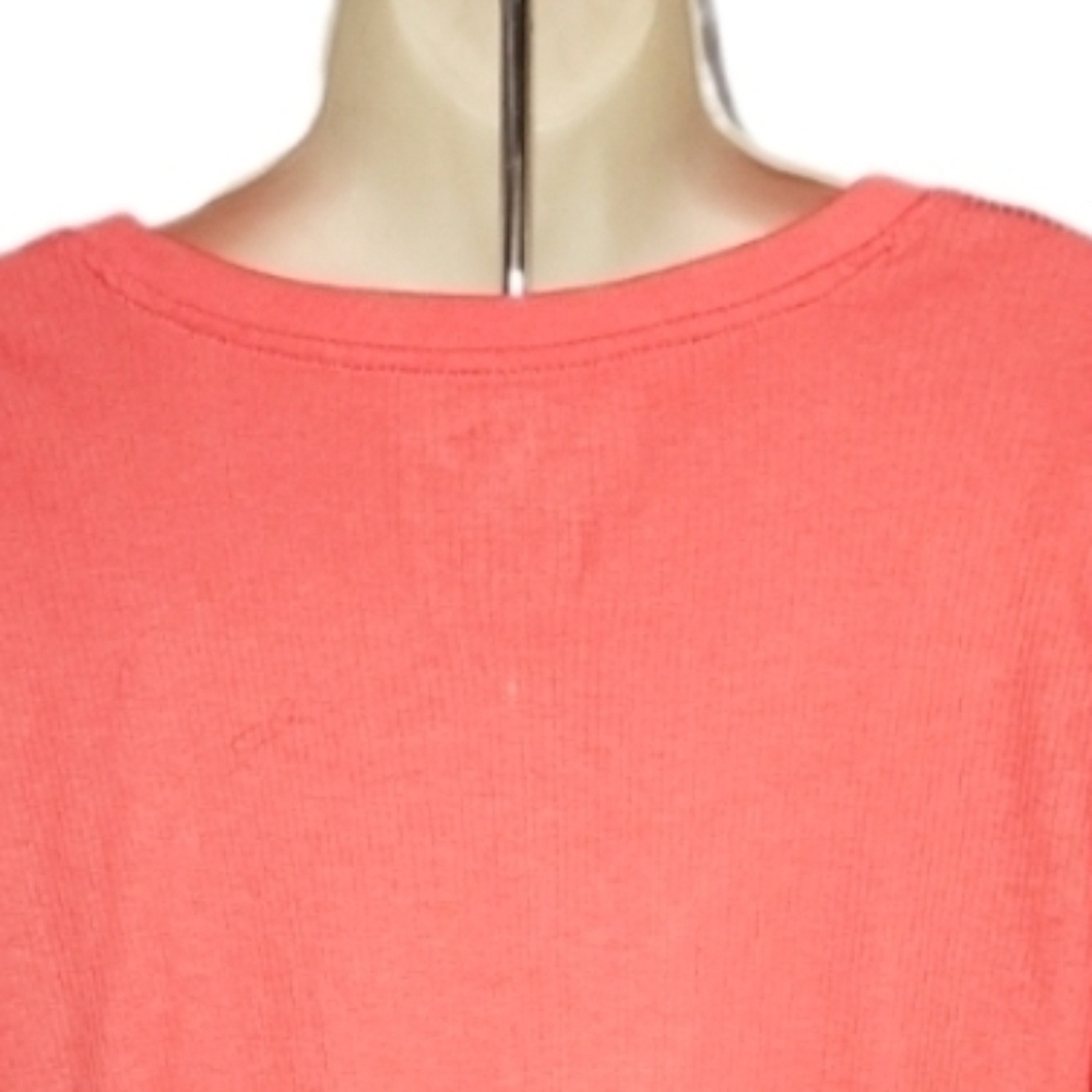 Joe Boxer Ribbed Pajama Set Coral Size L - Picture 8 of 12
